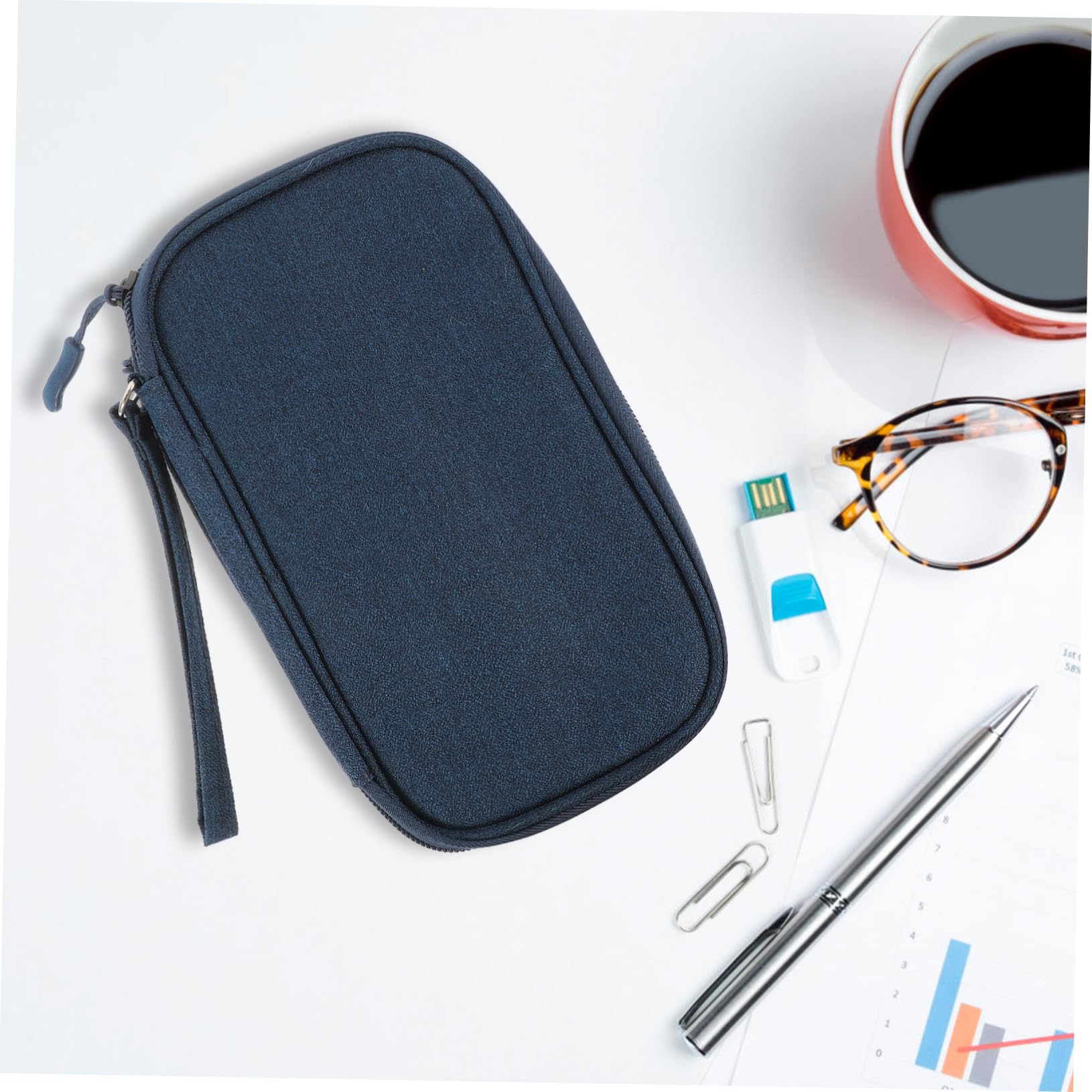 Borsa Organizer Elettronica Multifunzionale Per Viaggi Custodia Per Cavi e Accessori Piccola e Pratica Per Stazione Di Ricarica e Gadget Digitale