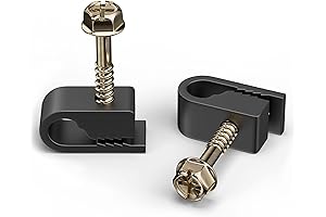 THE CIMPLE CO Single Coaxial Cable Clips, Cat6 Cable Clip