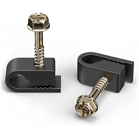 THE CIMPLE CO Single Coaxial Cable Clips, Cat6 Cable Clip