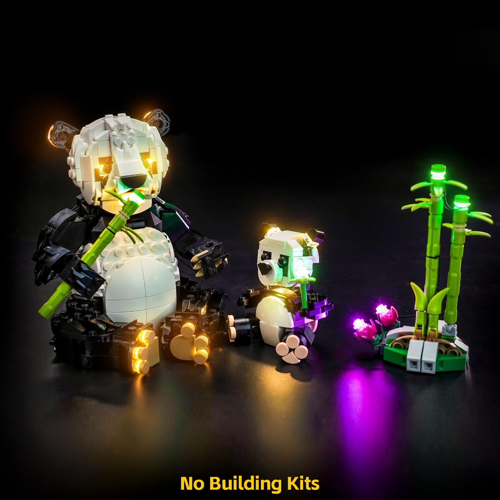 Light Kit Compatible with Lego 31165 Wild Animals: Panda Family (No Model) - Image 2
