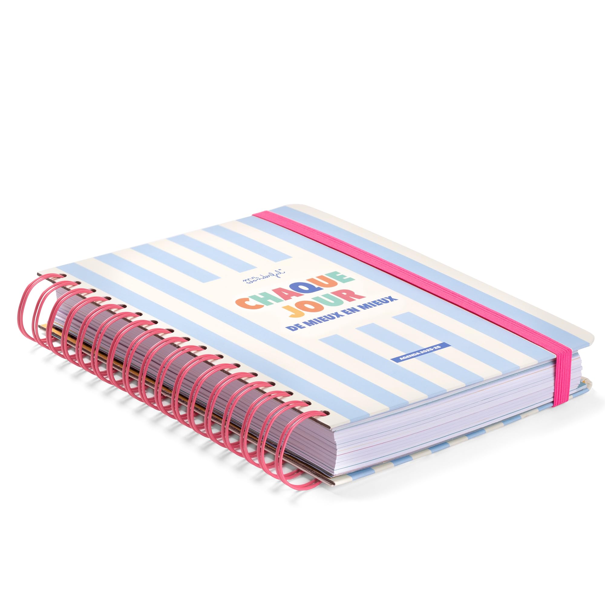 Mr.Wonderful Agenda Office 2025-26 Journalier La vie c'est MAINTENANT