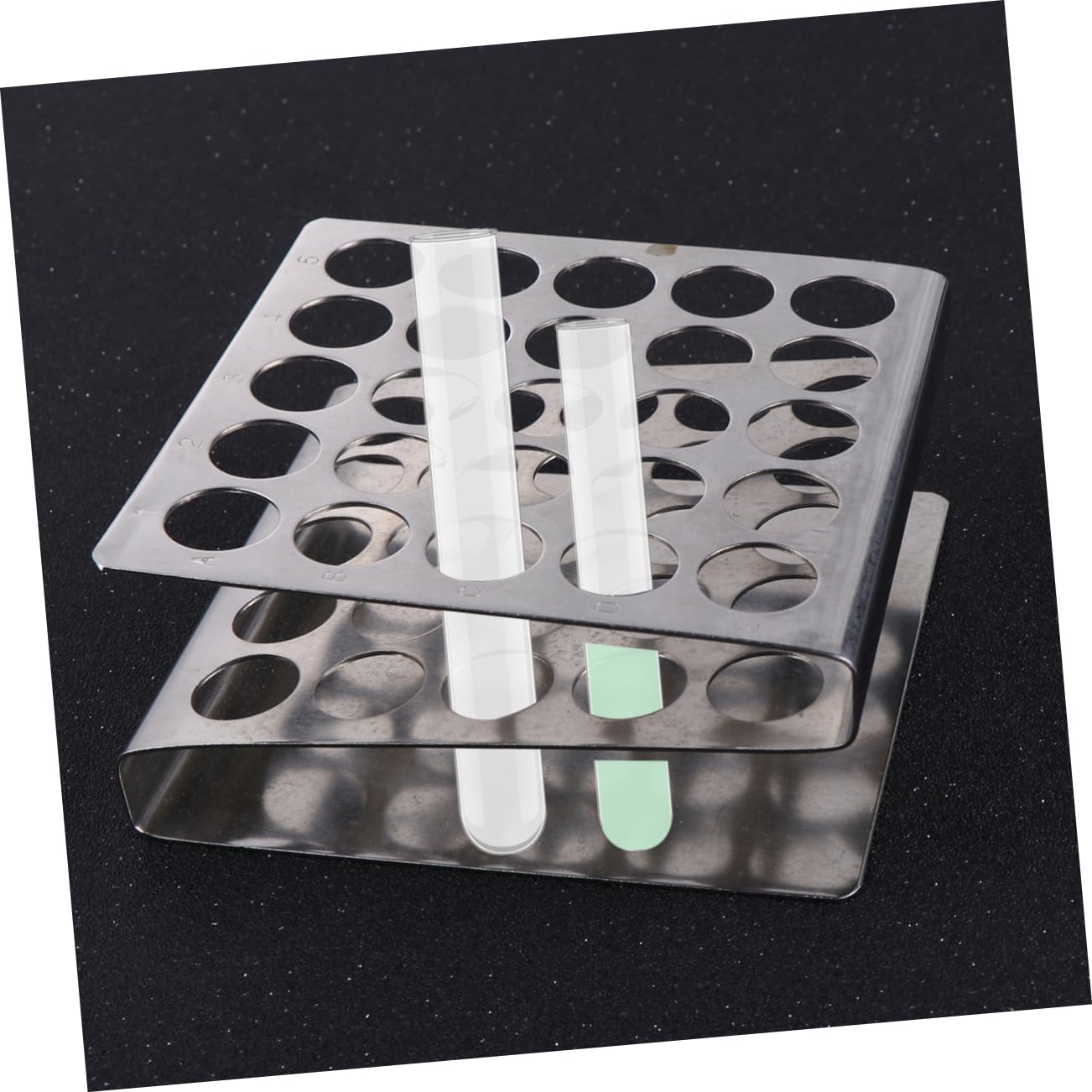 PartyKindom Titolare 3 Pezzi 25 supporto per provette da laboratorio chimica del portaprovette forniture per laboratori scolastici supporto per tubi di prova di legno provetta vassoio