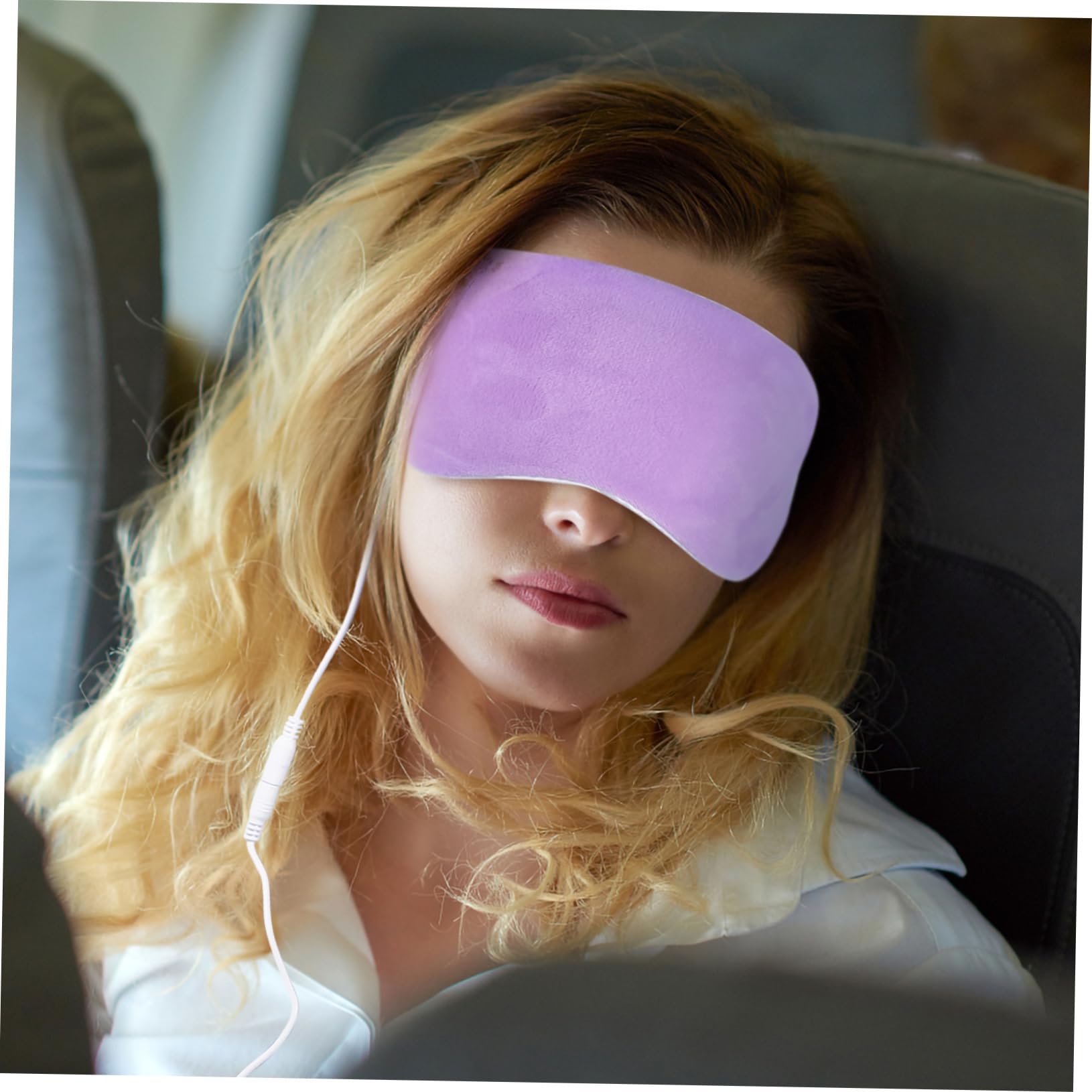Didiseaon 3 Piezas de ojos de vapor ojeras eye massager sleeping mask círculos oscuros sleep mask dormir gafas de en el ojo venda terciopelo de cristal