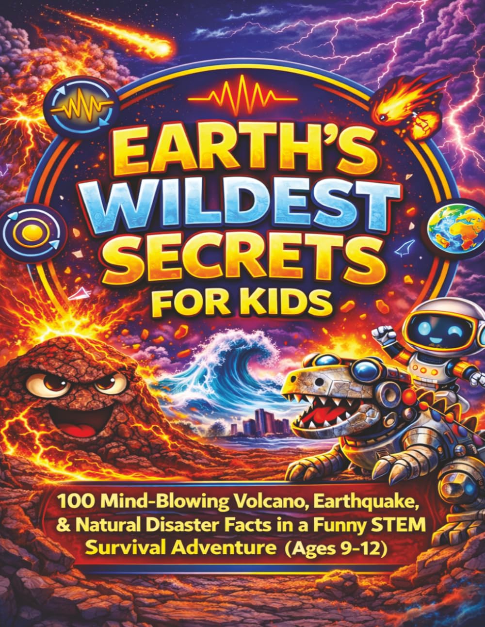 EARTH’S WILDEST SECRETS FOR KIDS: 100 Mind-Blowing Volcano, Earthquake, & Natural Disaster Facts in a Funny STEM Survival Adventure (Ages 9-12) ... Lab: 100 Mind-Blowing Facts STEM Adventures)