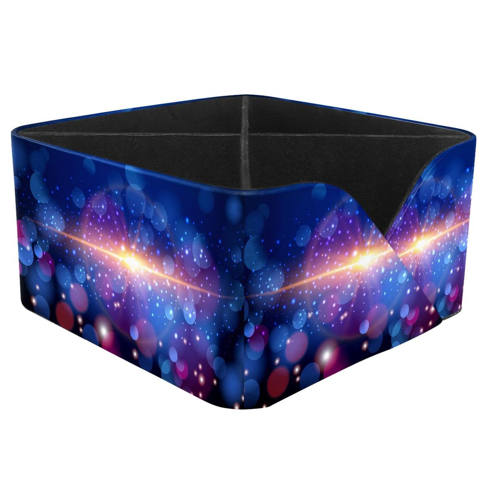 KengjuTesu Fantastic Sky Desktop Organizer Pen Holder, Rectangular Pencil Cup for Office, Study and Makeup Stations