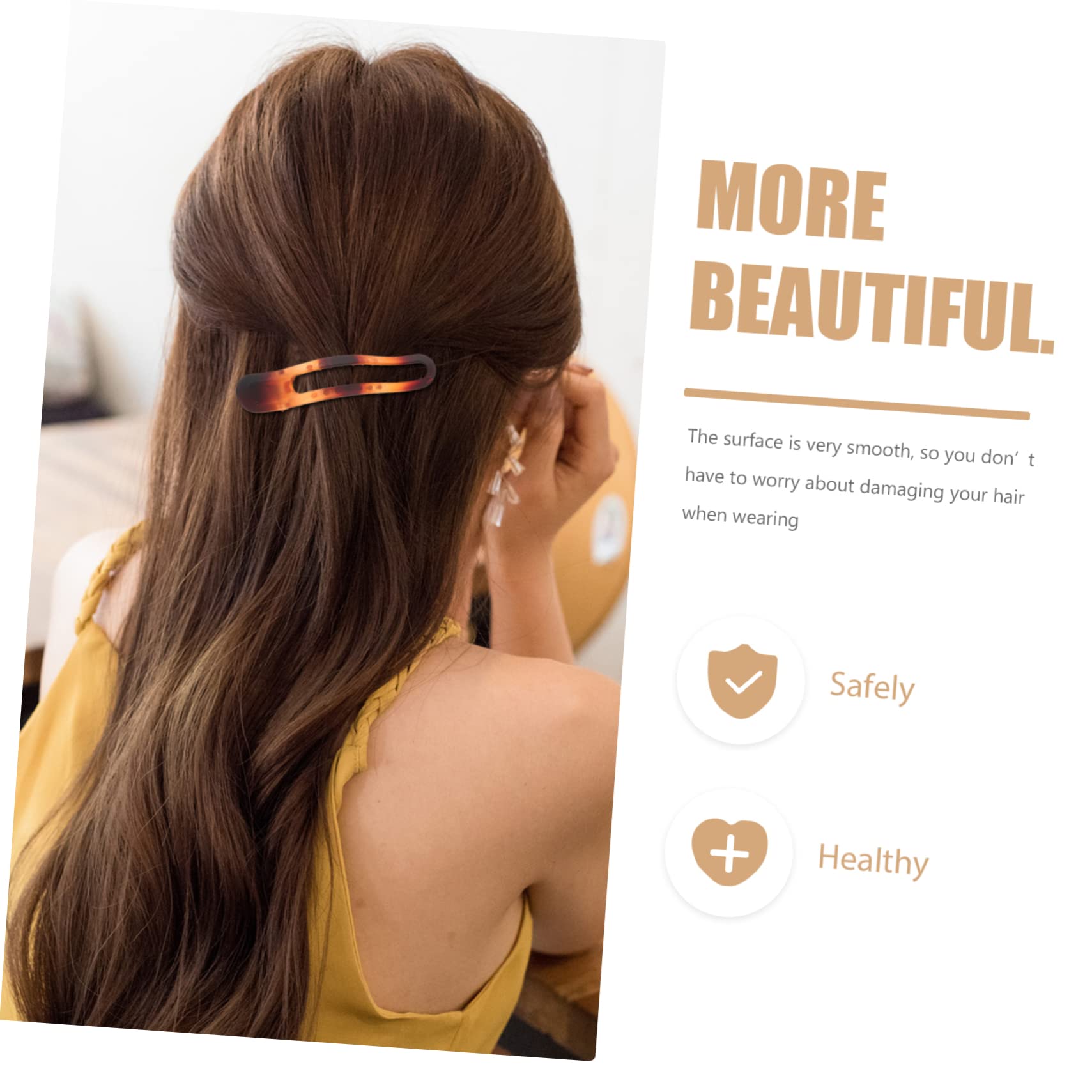 minkissy 20pezzi Fermagli Per Antiscivolo Clip Alligatore Per Styling Diverse Colorazioni Trasparente Per Cerimonie e Uso Quotidiano