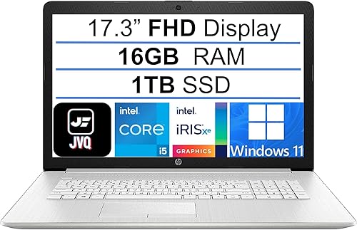 Laptop HP Pavilion 17 2022 pantalla IPS FHD de 173 pulgadas Intel i5-1135G7 de 11 generación hasta 42 GHz Beat i7-10710U 16 GB de RAM 1TB PCIe SSD