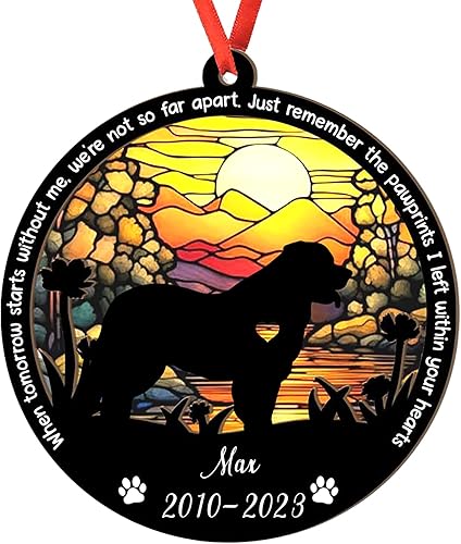 Miniatura 95 de Adorno personalizado para atrapasoles Bichon Frise, Bichon Frise Sun Catcher Adorno de Navidad – Regalo para perro amante, Bichon Frise 3D 2 capas