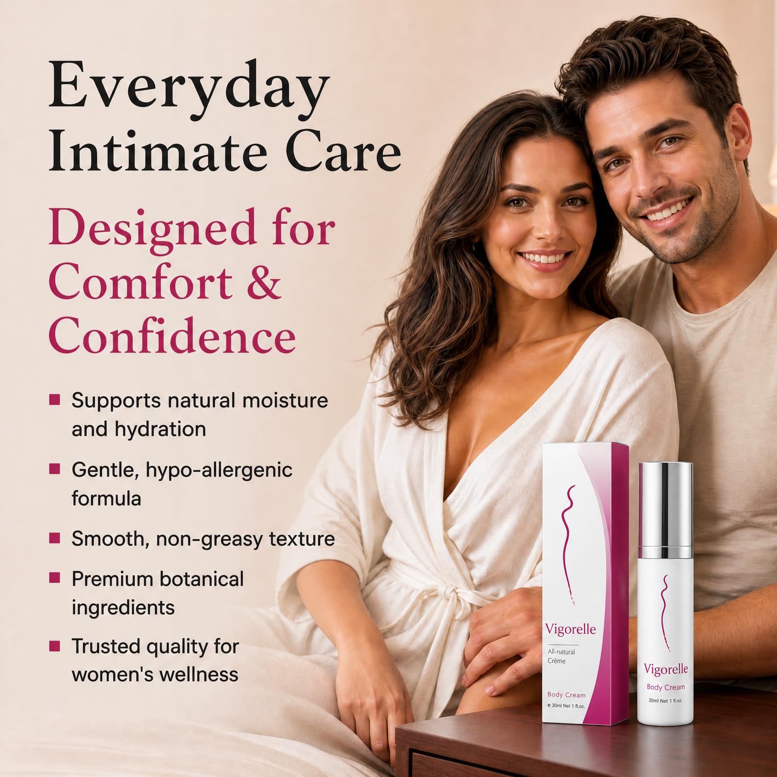 Amazon.com: Vigorelle Women's Intimate Wellness Cream with Natural