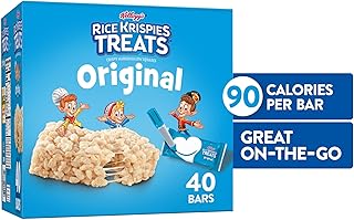 Kellogg's Rice Krispies Treats, Crispy Marshmallow Squares, Original, 31.2oz (4 Count)