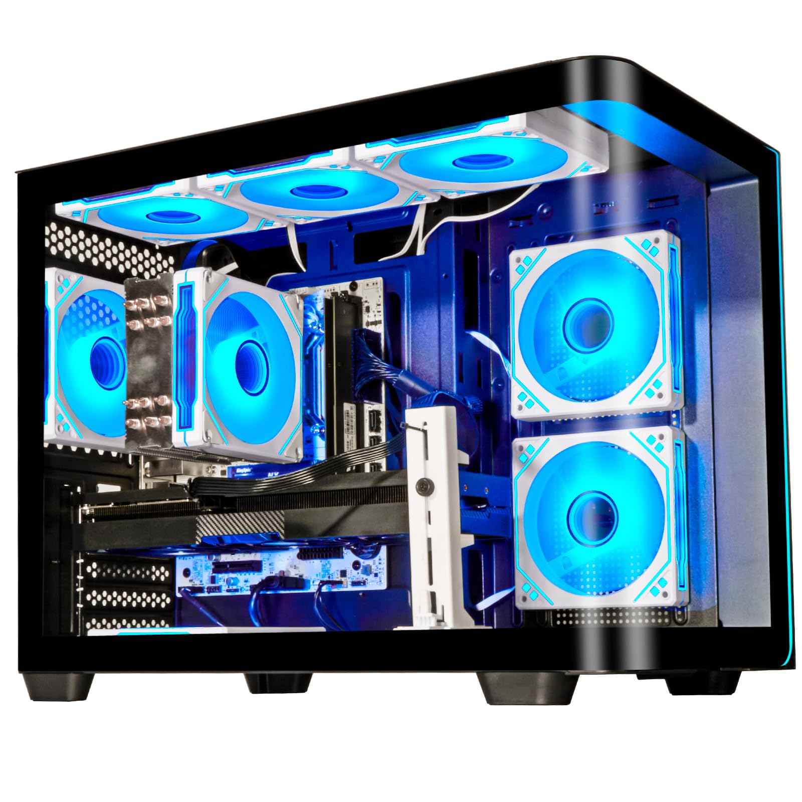 Amazon.com: LXZ Gaming PC Desktop - Ryzen 7 9700X, Radeon RX 9060