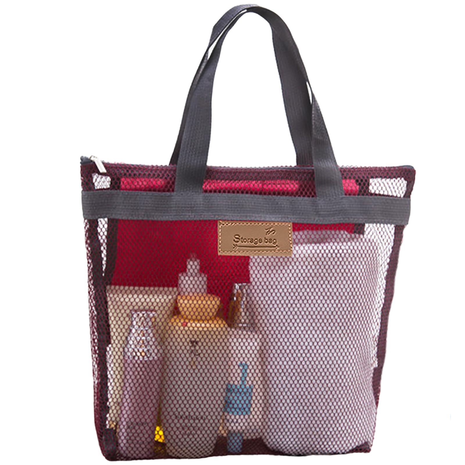 Rotema Portable Shower Bag - College Dorm Essentials Everyday Household Shower Basket for Toiletries