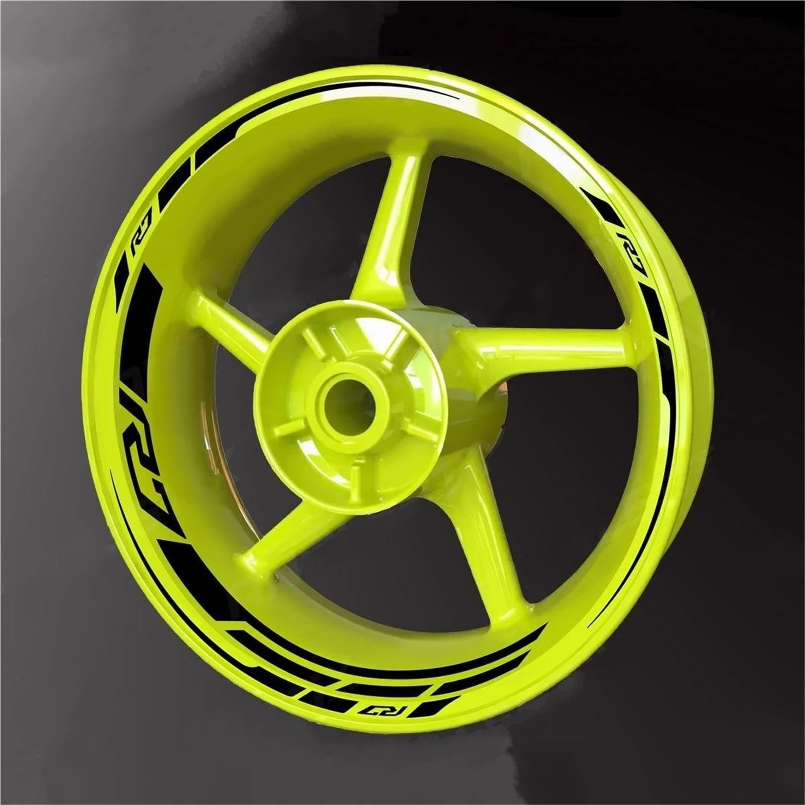 Wheel Stickers Motorcycle Reflective Wheel Decal for YZF-R7 YZF R7 YZFR7 Rim Stripe Decals Waterproof Hub Stickers Rim Reflective Decal