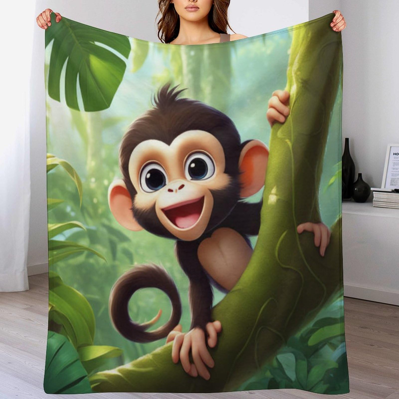 Couverture polaire thermique en peluche flannel lavable en machine pour ameliorer le sommeil