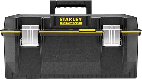 Miniatura 2 de STANLEY FATMAX Caja de herramientas impermeable de 22.8 in - Resistente al agua - Gran capacidad de almacenamiento - Ranura en V para corte