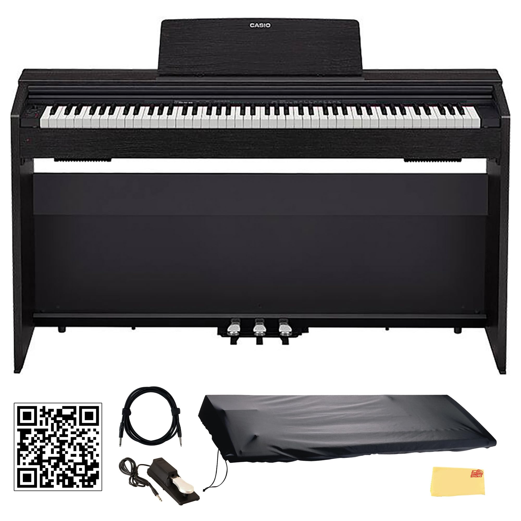 Amazon.com: Casio Privia PX870 Digital Piano - Black Bundle with