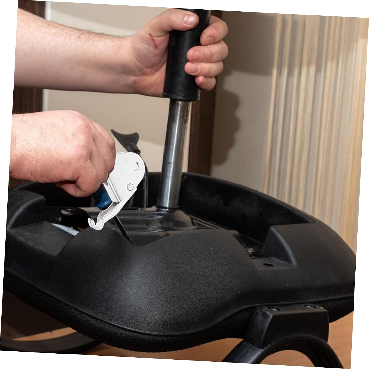 Hair Stylist U-Shaped Chair Support Base Plate Bracket for Barber Chair