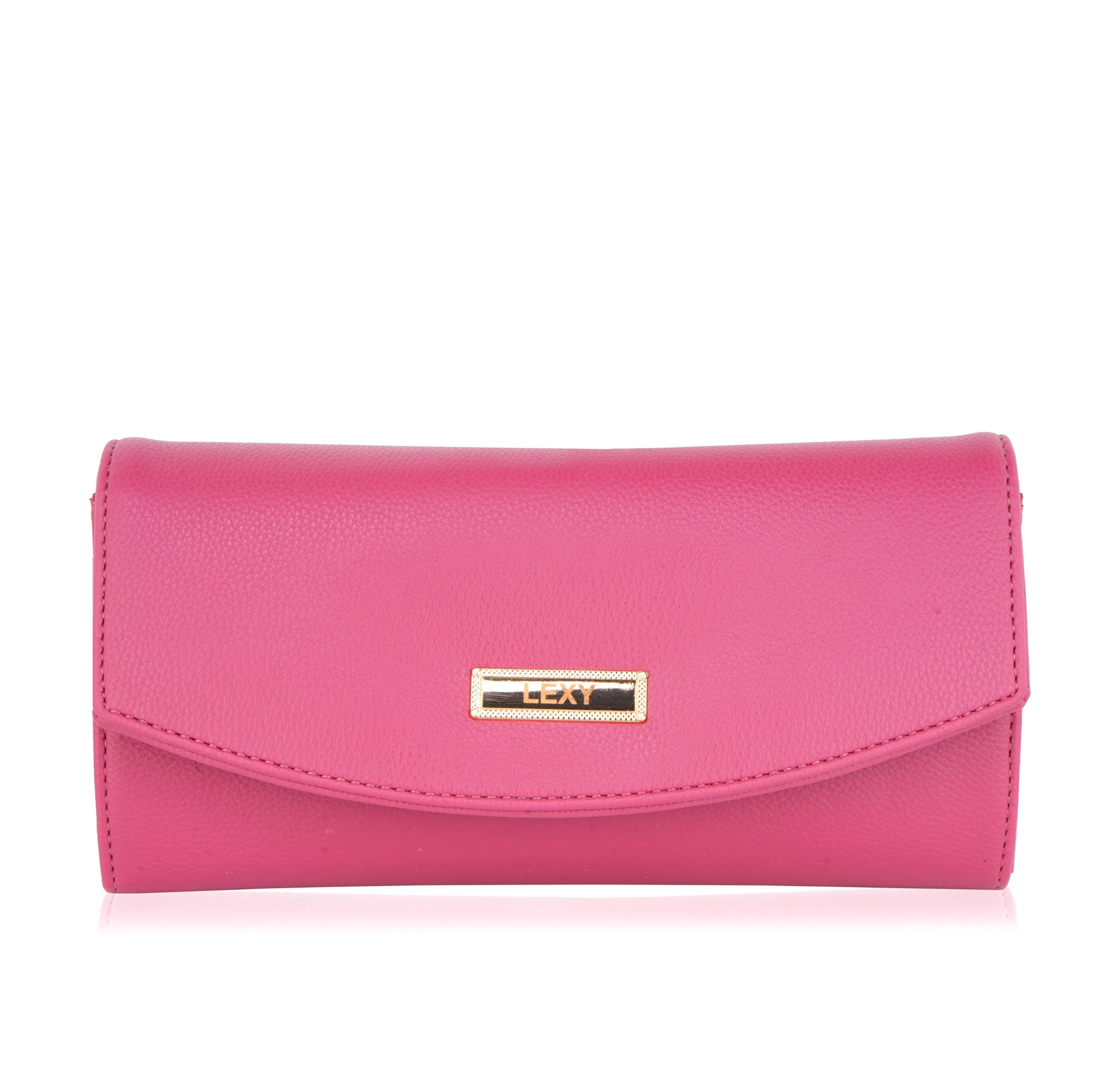 Women’s PU Leather Wallet | Slim Clutch with Zipper, Card Slots & Cash Compartments | Stylish Ladies Purse | Gift for Women (Candy Rose)-image-7