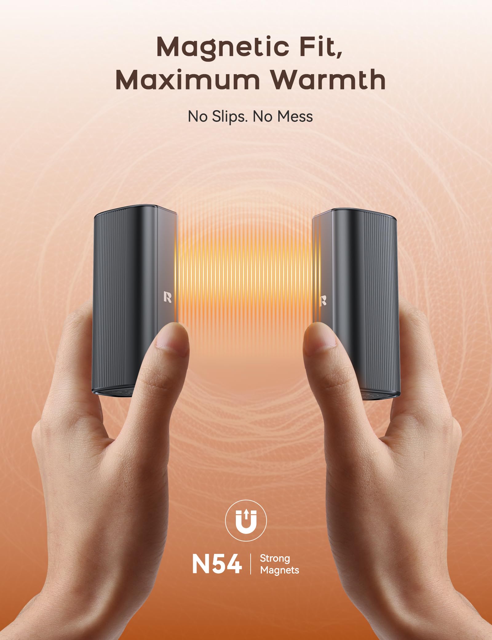 RORRY Chauffe-mains rechargeable, 10 000 mAh
