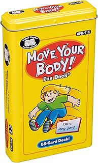 Super Duper Publications | Move Your Body Fun Deck | Occupational Therapy Flash Cards | Educational Learning Materials for Children