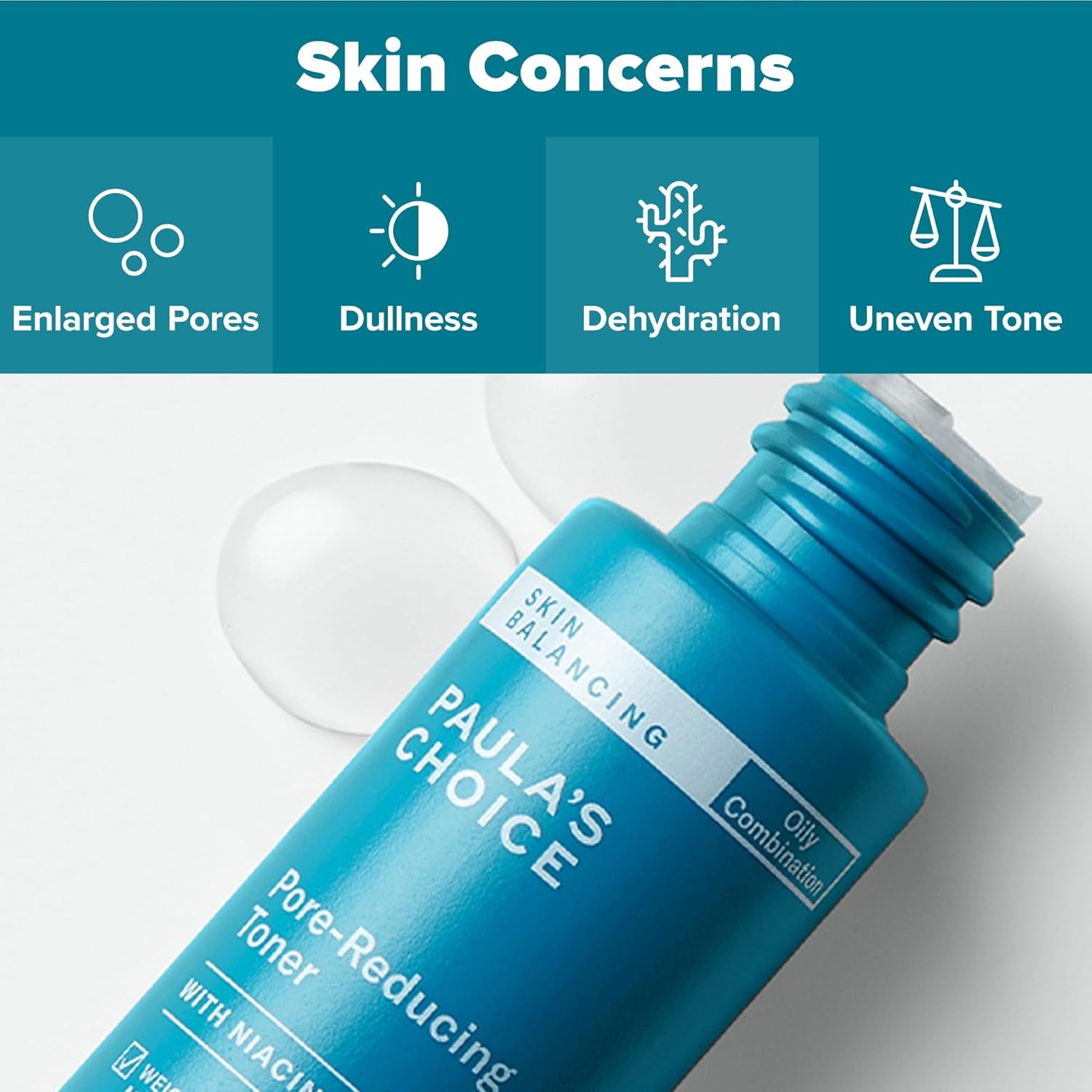 Paula's Choice SKIN BALANCING Pore-Reducing Face Toner with Niacinamide, for Oily Skin & Combination, Minimizes Large Pores, Controls Oil & Shine, Hydrates & Replenishes, Fragrance-Free - Image 5