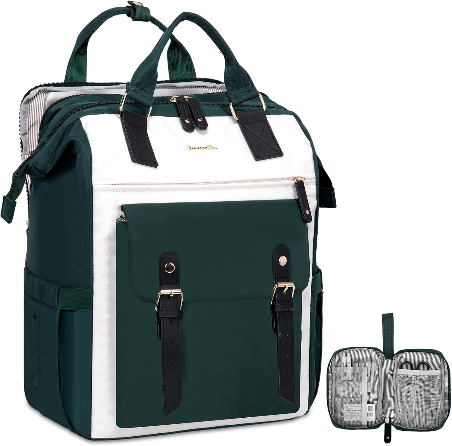 LOVEVOOK Laptop Backpack for Women, Teacher Nurse Bag Work Travel Computer Backpacks Purse