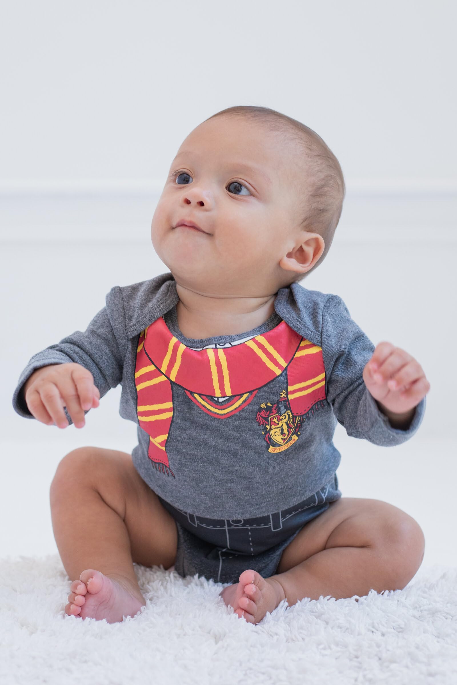Harry Potter Hermine Baby-Bodys mit langen Ärmeln, 3er-Pack (Neugeborene)