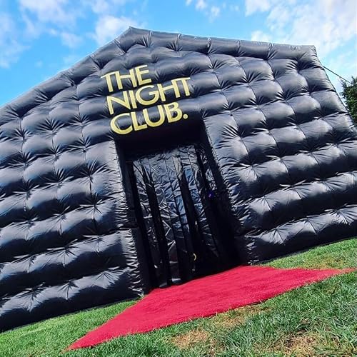 20FT Giant Black Portable Disco Mobile Night Club Inflatable Party Tent - Thumbnail 2