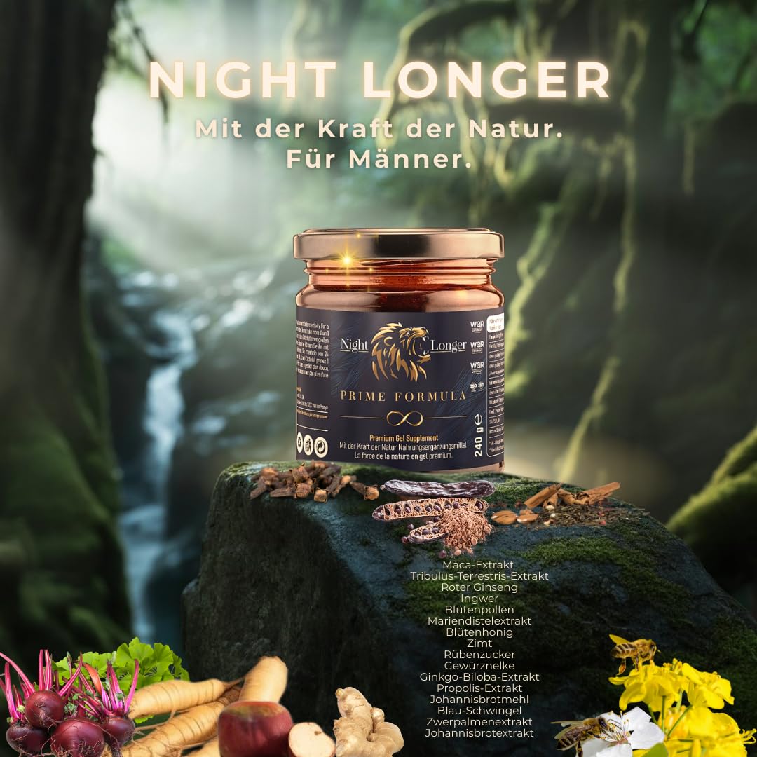 Prime Formula Maca Gel, Extra Stark für aktive Männer, Ginseng & Tribulus Terrestris 240gr Jar