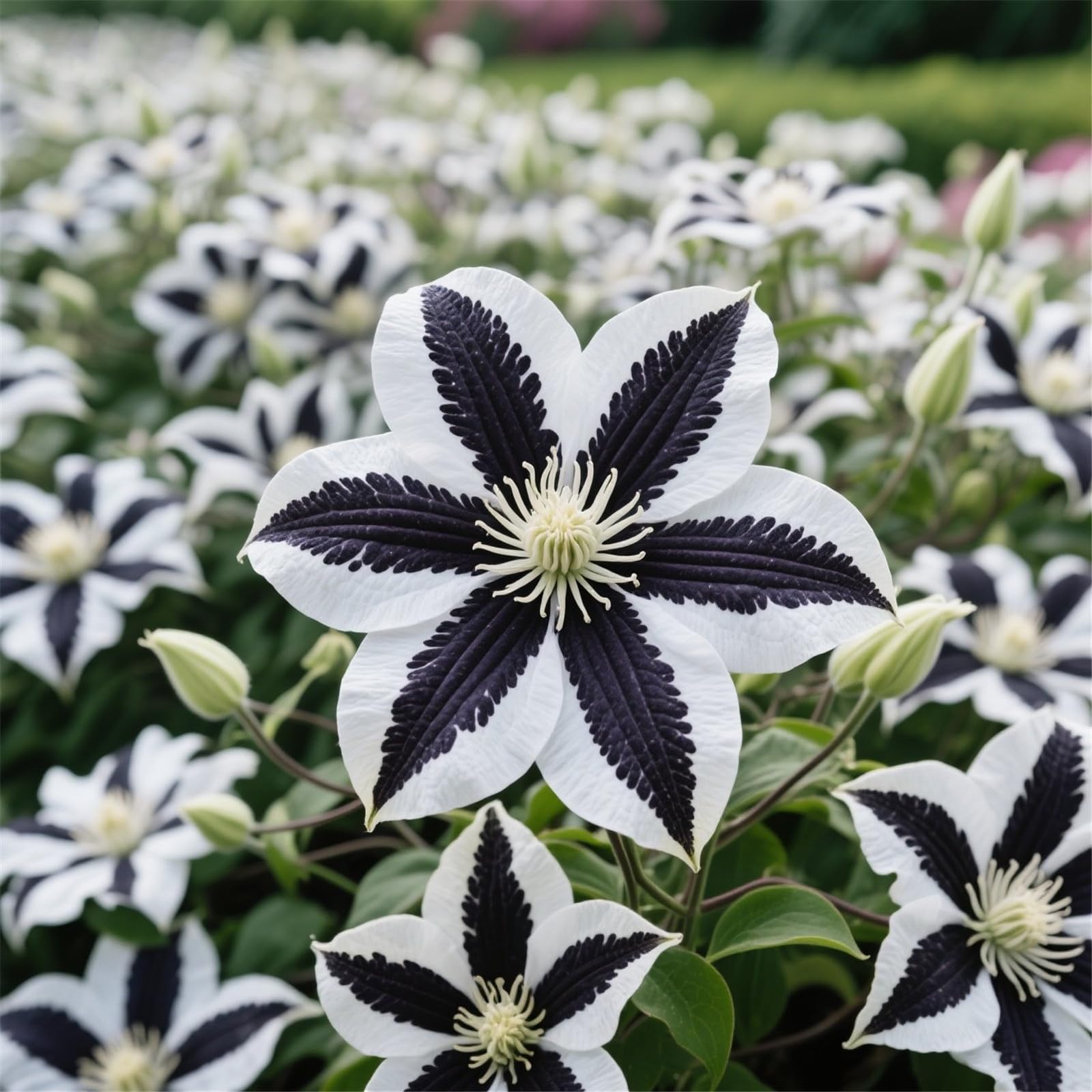 Mix Golden Jade Carving Feels Perfect Shade/Tolerant Climbing Clematis Bulb/Garden Ornamental plant-3bulbs-D โ image 1