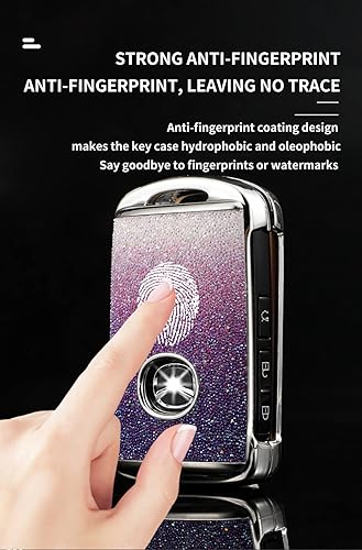 Miniatura 7 de HIBEYO Funda para llavero Mazda con diamantes de imitación de cristal compatible con Mazda 3, Alexa CX4, CX5, CX8, 2019, 2020, 2021, 2022, llavero,