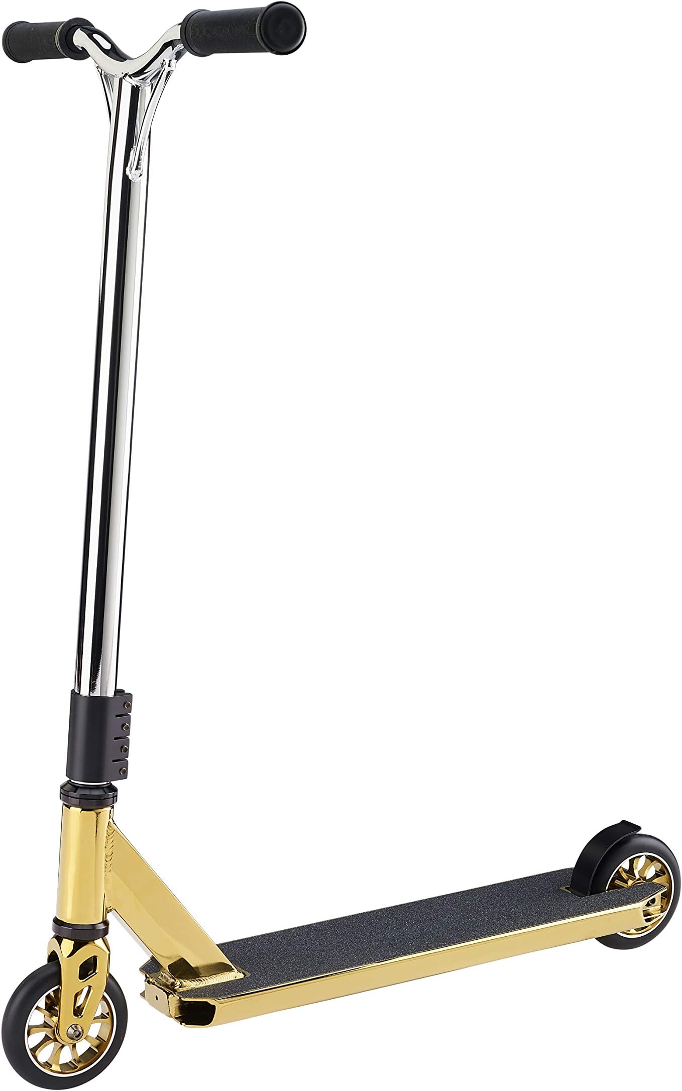 Outrage Pro Stunt Scooter Ultimate Adult Complete - 2019 Sabre Custom Trick (Gold Chrome) + FREE STICKERS