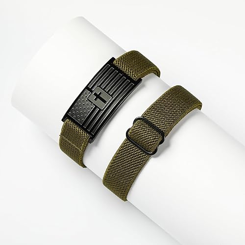 Miniatura 4 de Rellenos de Calcetín para Hombres y Niños, Brazaletes Cristianos con Cruz de la Bandera Americana, Ideas de Regalos de Navidad para Niños,