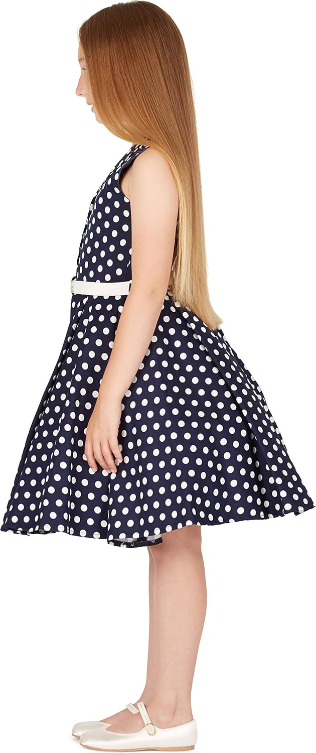 Vintage Polka Dot 50's Girls Dress