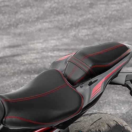 Miniatura 9 de C.C. RIDER Asiento de piloto para conductor y pasajero apto para Kawasaki Z900 2017-2024