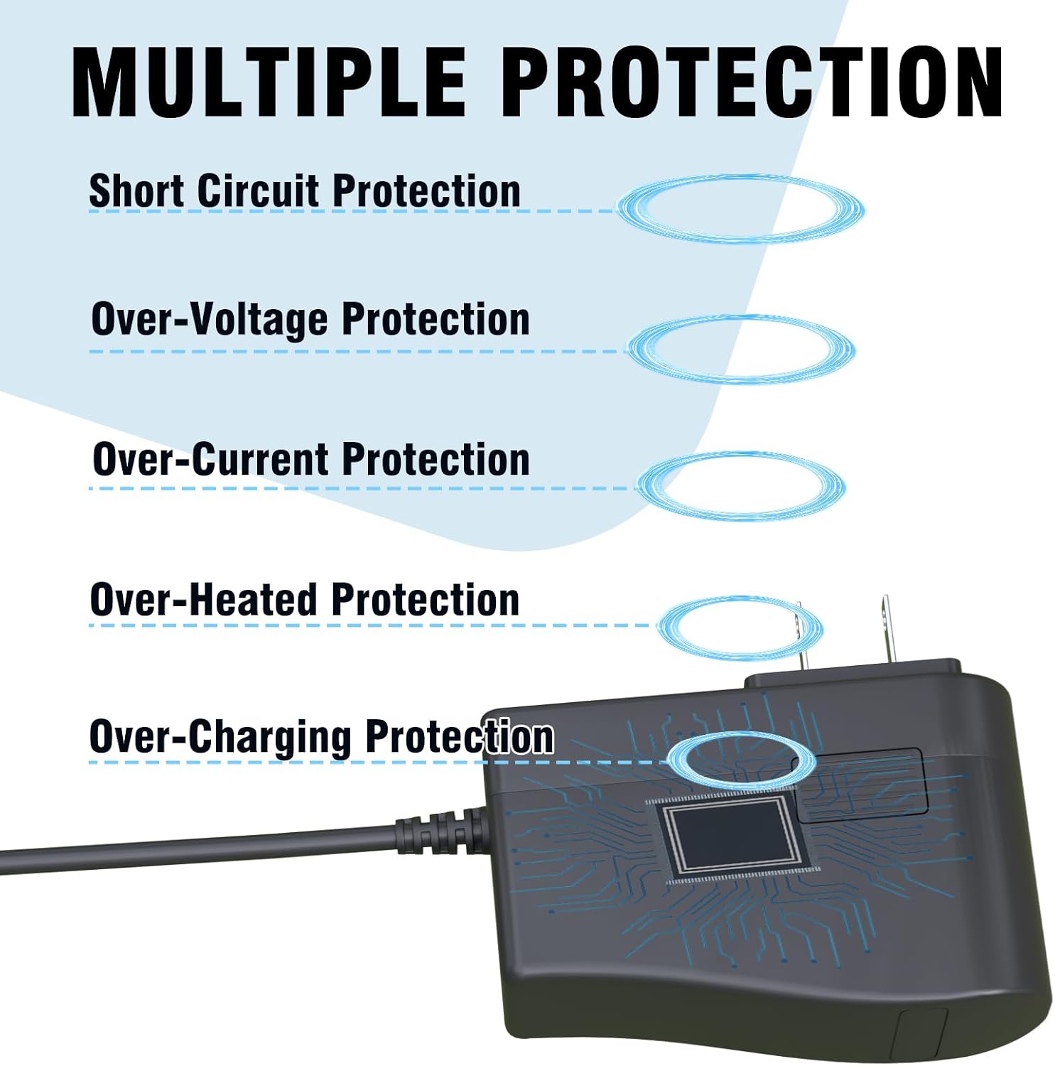 5V AC/DC Charger USB Port Compatible with Autel MaxiIM DS808 IM508 TS608 MK808/TS NaxiCOM MPMXMK808BT MK808/TS MK808TS MX808/TS/BT MP808/TS Adapter Charging Cord