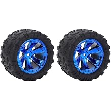 Alomejor 2pcs Rc Car Tires Plastic Rubber Left Wheel Tyre Set Replacement Ensuring Professional Grip for 144018 3000