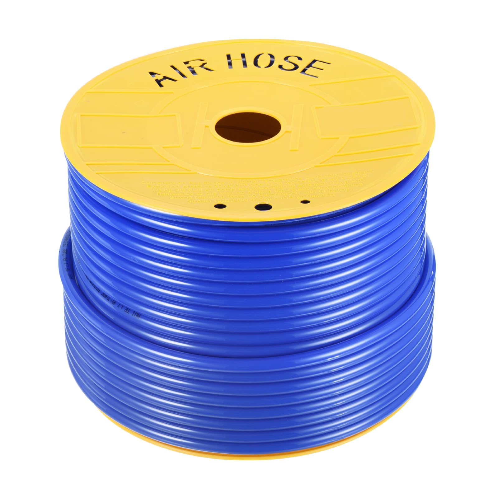 Rebower Pneumatic Tubing Pipe,12mm x 8mm Blue PU Polyurethane Tube,292FT 89M,PU Air Line Tubing Hose Tubes for Air Compressor,Fluid Transfer,Air Brake