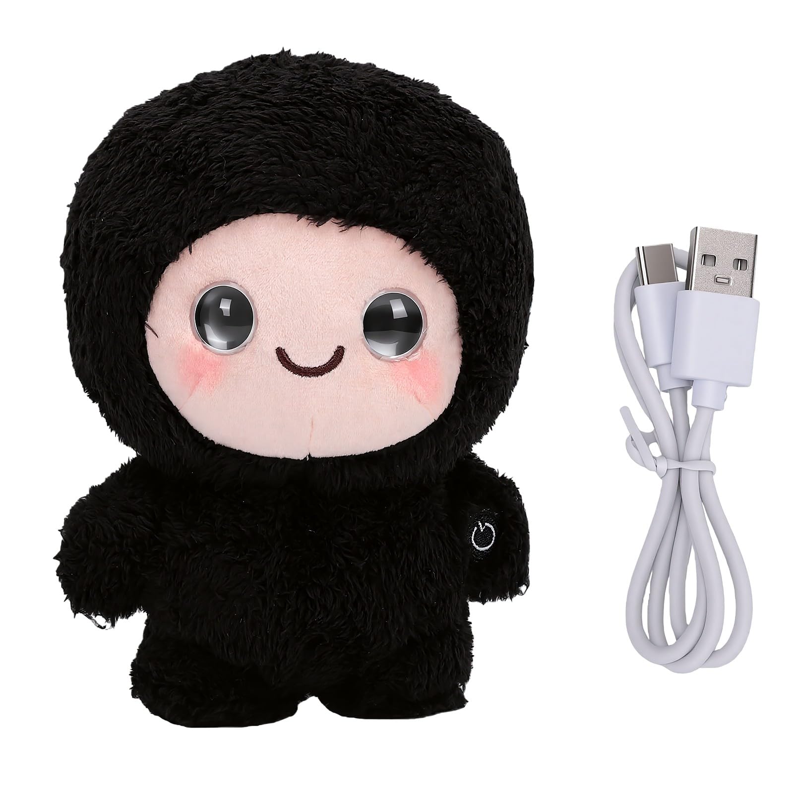 lyrlody AI Inteligente Animal de Peluche Tela de Felpa Juguete de Peluche Interactivo Chat de Voz en 66 Idiomas Control de Aplicación de Narración para Niños Aprendizaje Temprano y Juego a la Hora