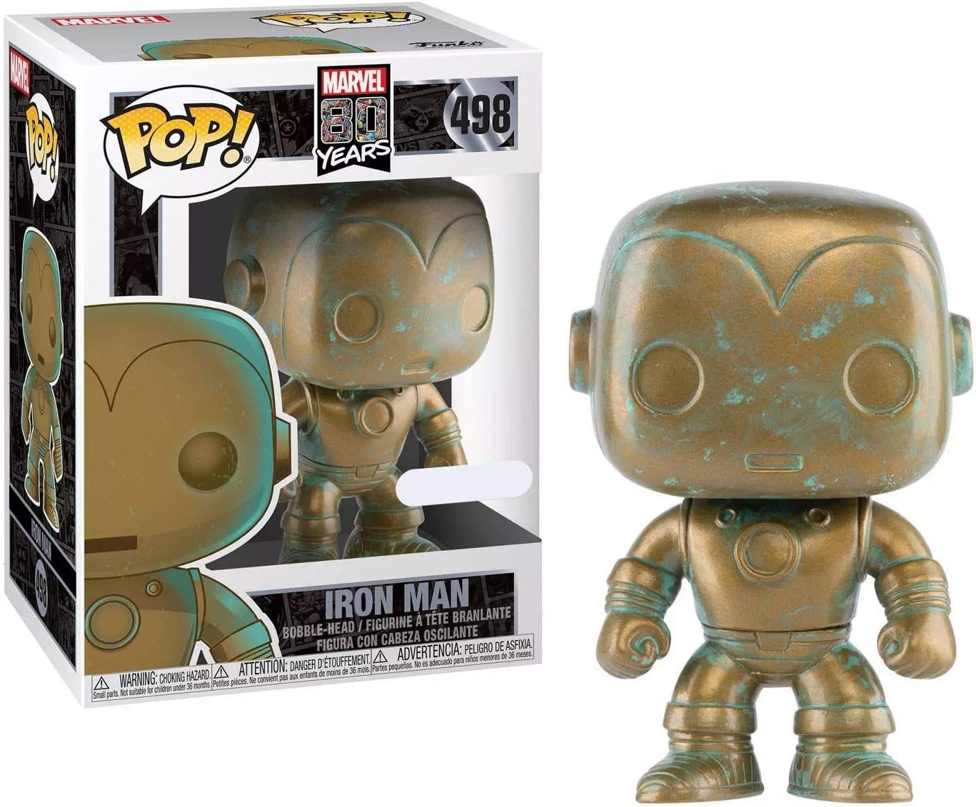 Funko POP! Marvel 80th Anniversary - Iron Man [Patina] # 498