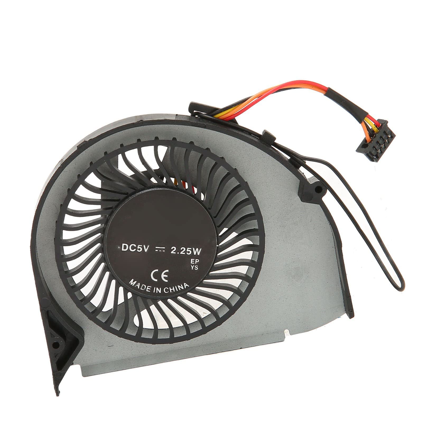 Generic ThinkPad Ventilador de Enfriamiento de CPU para Computadora Portátil de Metal Fuerte para T440s T450s, Conector de 5 Pines ABS de Aleación de Aluminio Duradero Entrada DC 5V 2.25W, Fácil de
