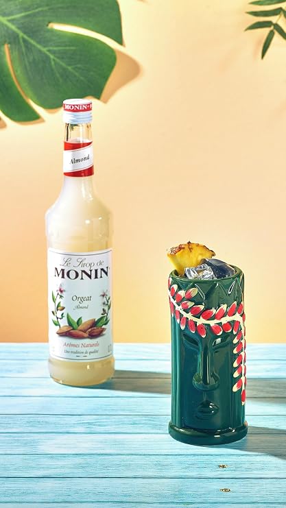 MONIN Premium Almond Orgeat Syrup 700ml, for Coffee and Cocktails, Vegan