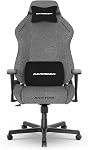 DXRacer Drifting L Ergonomic Video Gaming Chair with Lumbar Support and Headrest, Reclining Computer Gamer Chair for Adults (Water-Resistant Fabric, Light Grey)