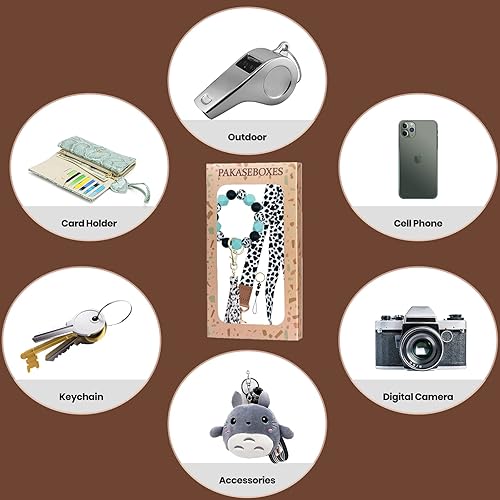 Miniatura 5 de Cordón para el cuello para llaves, pulsera con llavero, soporte para tarjetas de identificación, regalo para profesores, mujeres, hombres