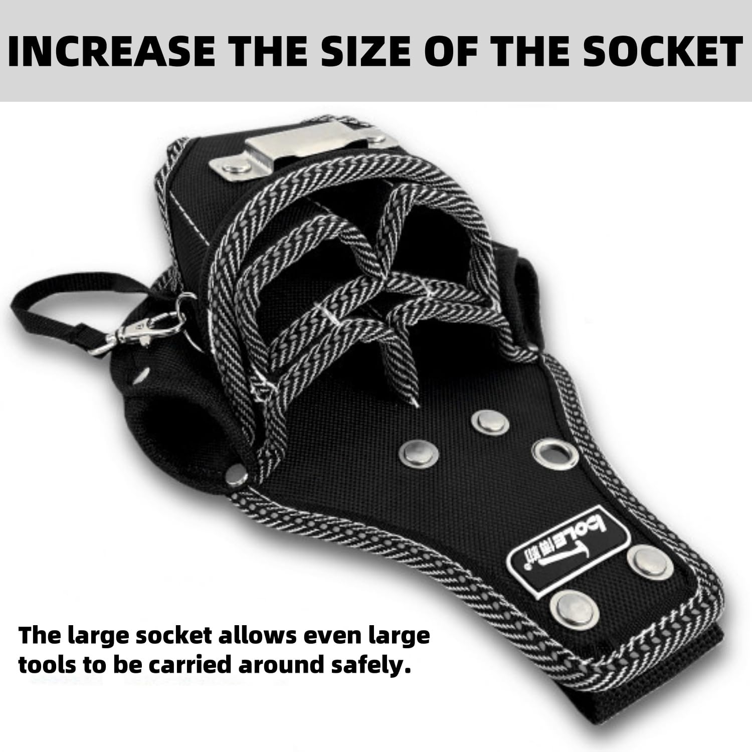 KUNN Pochette à Outils D'électricien Avec Ceinture - Durable - Multifonctionnel - Petit Sac Pour L'organisation Et