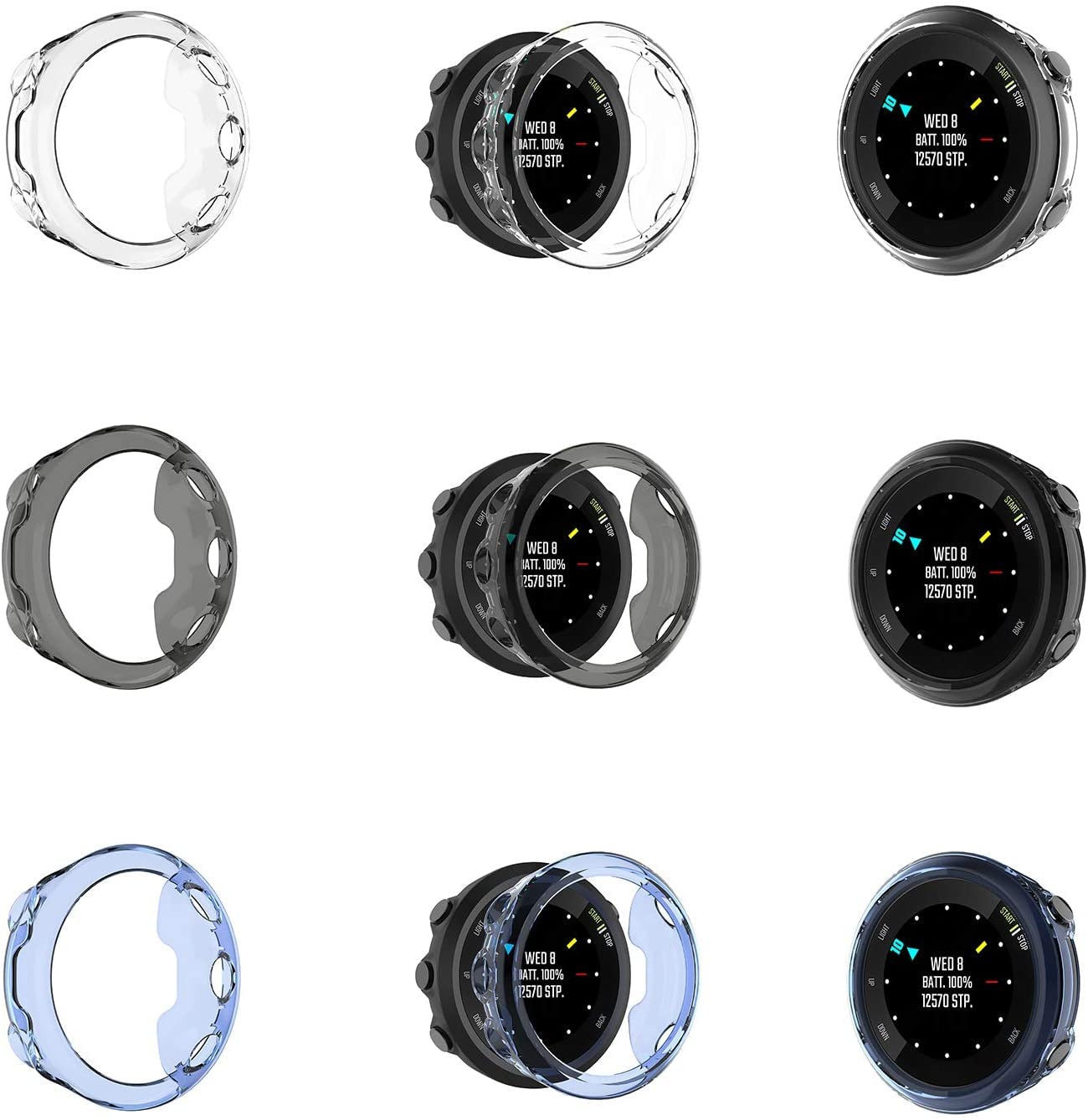 Schutzhülle Für Garmin Forerunner 45S – TPU Gehäuse, Kratzfest, Schlankes Design, Einfach Anzubringen