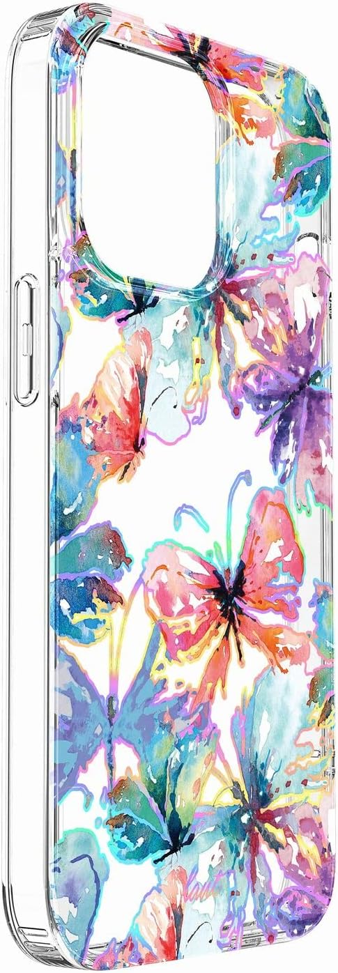 LAUT - Crystal Palette case Compatible with iPhone 14 (6.1") - Butterfly