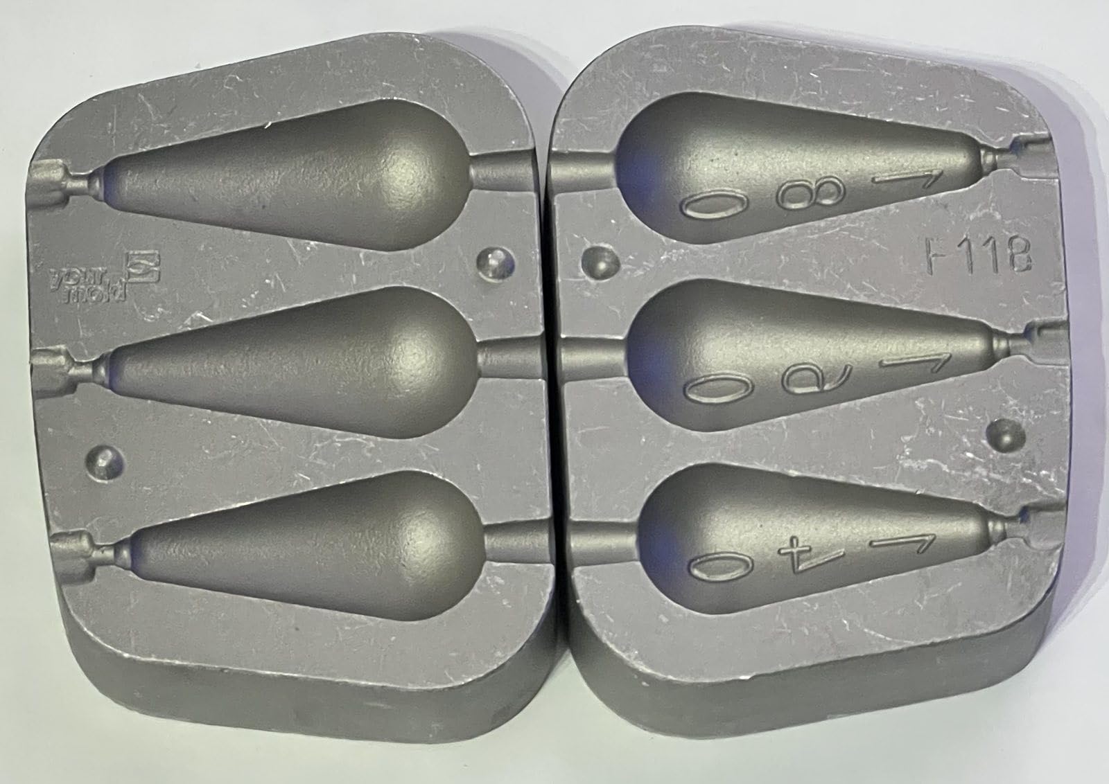 Moule pour pêche à la carpe, en mer et en bateau 140-160-180 g