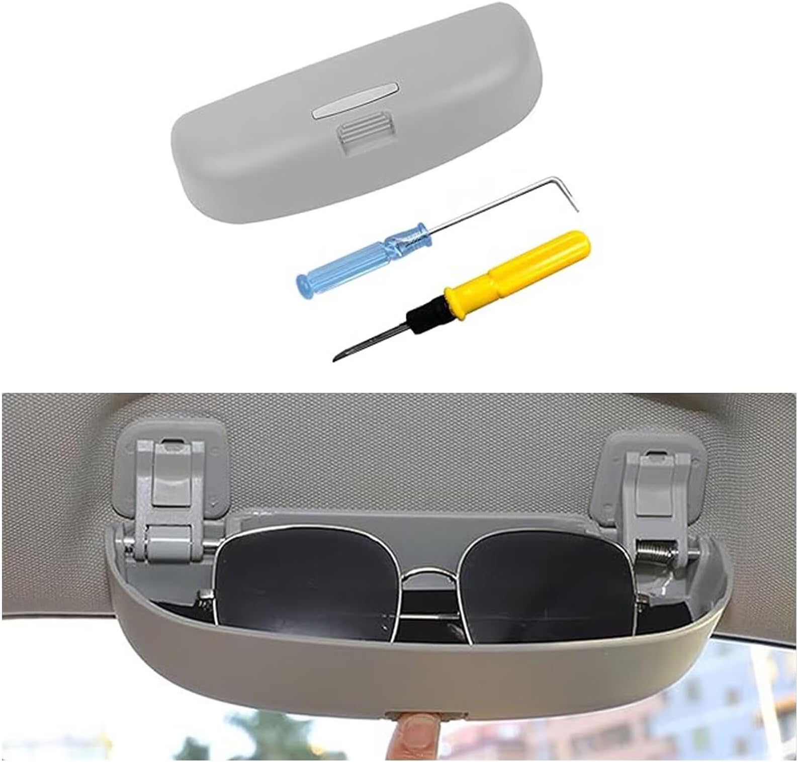 Customized Sunglasses Holder for car Compatible with MINI John Cooper Works 2001-2022,Car Interior Accessories