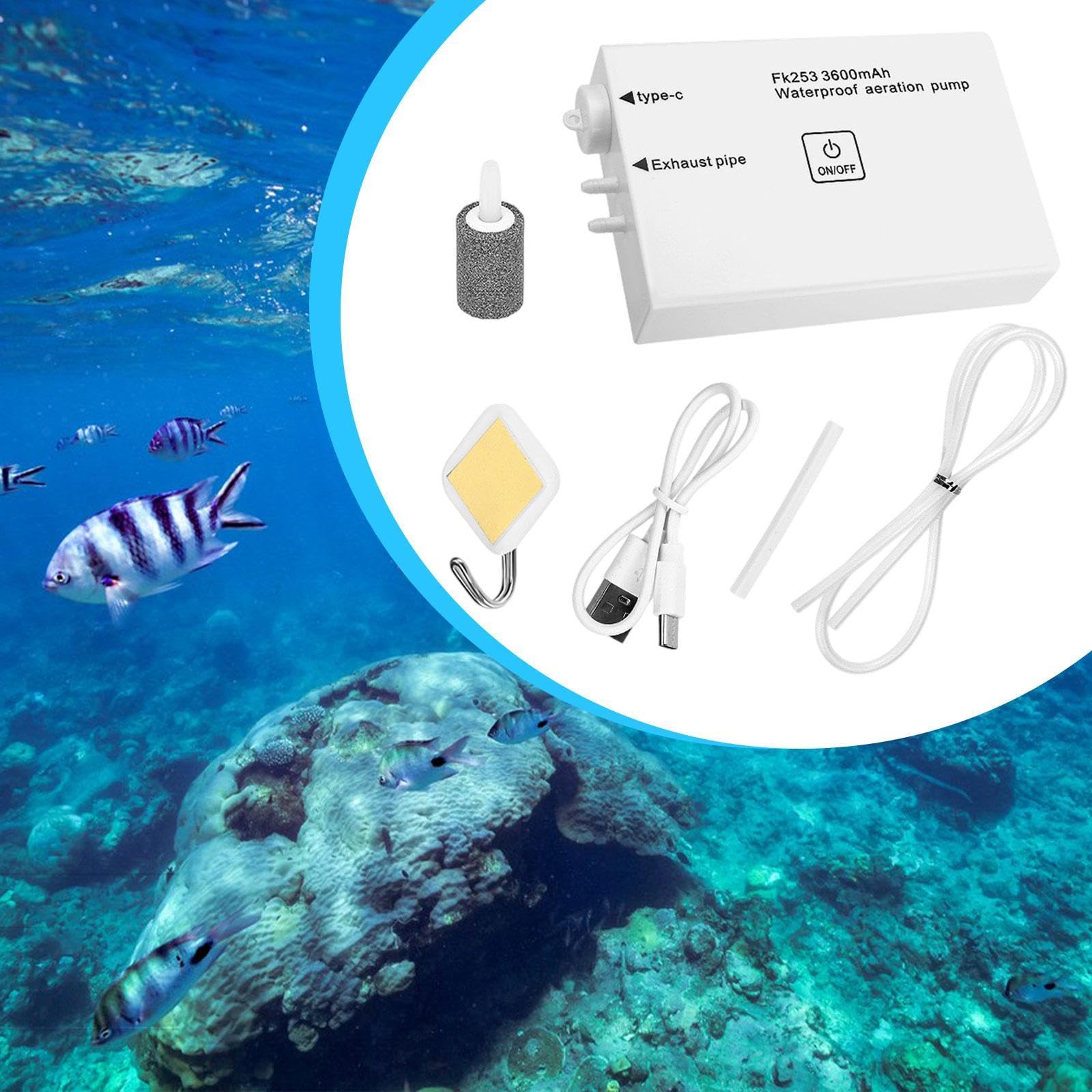 Pompe à Air pour Aquarium, Aérateur Multi-usages pour Aquariums et Hydroponie Commerciale